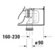 Duravit Stand-WC-Kombi, Tiefspüler No. 1 36,5x65cm, 6 l, Abg. waag., riml., weiß
