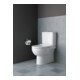 Duravit Stand-WC-Kombi, Tiefspüler No. 1 36,5x65cm, 6 l, Abg. waag., riml., weiß