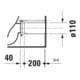 Duravit Stand-WC-Kombi, Tiefspüler Qatego 39x60cm, 6 l, Rimless, weiß Hochglanz