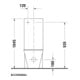 Duravit Stand-WC-Kombi, Tiefspüler Starck 1 41,5x64cm, 4,5 l, Abg. waag./skr., weiß