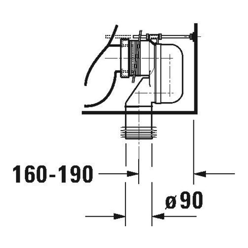 Duravit Stand-WC-Kombination DARLING NEW tief, 370 x 630 mm, Abgang Vario weiß
