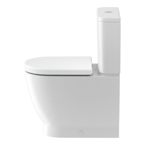 Duravit Stand-WC, Tiefspüler D-Code 37x60cm, 4,5 l, Abgang waagerecht, weiß