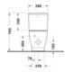 Duravit Stand-WC, Tiefspüler D-Code 37x60cm, 4,5 l, Abgang waagerecht, weiß