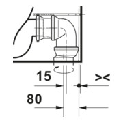 Duravit Stand-WC, Tiefspüler D-Code 37x60cm, 4,5 l, Abgang waagerecht, weiß-5