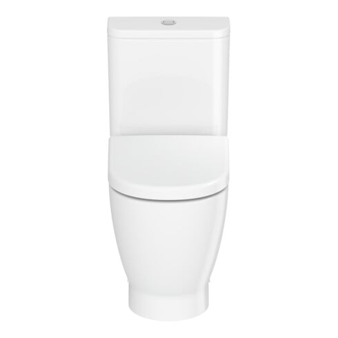 Duravit Stand-WC, Tiefspüler D-Code 37x60cm, 4,5 l, Abgang waagerecht, weiß