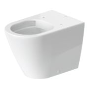 Duravit Stand-WC, Tiefspüler D-Neo 37x58cm, 4,5 l, Abg. waag., riml., weiß-4