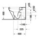 Duravit Stand-WC, Tiefspüler DuraStyle 37x57,5cm, 4,5 l, f variab. Zulauf, weiß-4