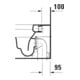 Duravit Stand-WC, Tiefspüler Happy D.2 36,5x57cm, 4,5 l, Abg. waagerecht, weiß-2