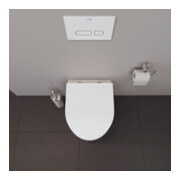 Duravit Stand-WC, Tiefspüler No. 1 Compact 37x48cm, 4,5 l, Abg. waag., riml., weiß-5