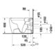 Duravit Stand-WC, Tiefspüler Qatego 39x60cm, 4,5 l, Rimless, weiß Hochglanz