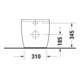 Duravit Stand-WC, Tiefspüler Qatego 39x60cm, 4,5 l, Rimless, weiß Hochglanz
