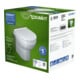 Duravit Stand-WC, Tiefspüler Set No. 1 mit WC-Sitz, Rimless, weiß-1