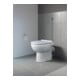 Duravit Stand-WC, Tiefspüler Set No. 1 mit WC-Sitz, Rimless, weiß