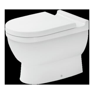Duravit Stand-WC, Tiefspüler Starck 3 37x57cm, 4,5 l, Abg. waag., riml., weiß
