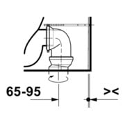 Duravit Stand-WC, Tiefspüler Starck 3 37x57cm, 4,5 l, Abg. waag., riml., weiß-2