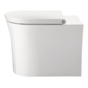 Duravit Stand-WC, Tiefspüler White Tulip 37x58cm, 4,5 l, Abg wa., riml, we Hyg gl