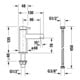 Duravit Standventil Circle Ausladung 90mm, chrom