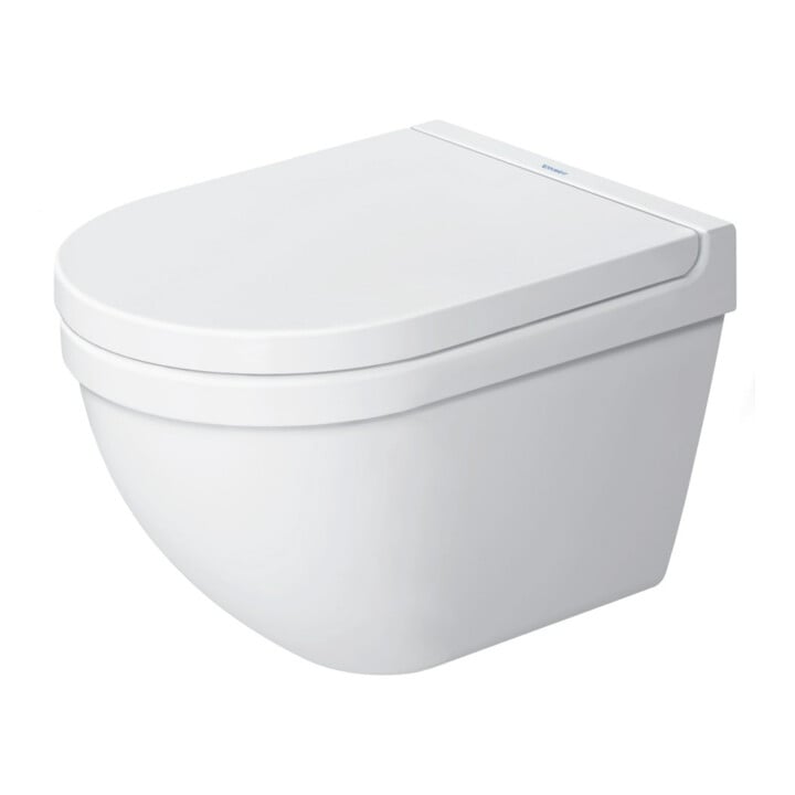 Duravit Starck 3 Compact WC suspendu, cuvette profonde 37,5x48,5 cm, 4,5 l, blanc