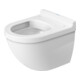 Duravit Starck 3 Compact WC suspendu, cuvette profonde 37x48,5 cm, 4,5 l, sans bride, avec fixation, blanc