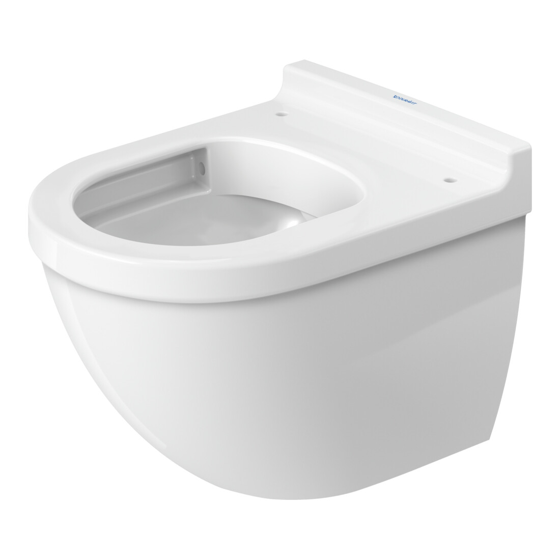 Duravit Starck 3 Compact WC suspendu, cuvette profonde 37x48,5 cm, 4,5 l, sans bride, avec fixation, blanc