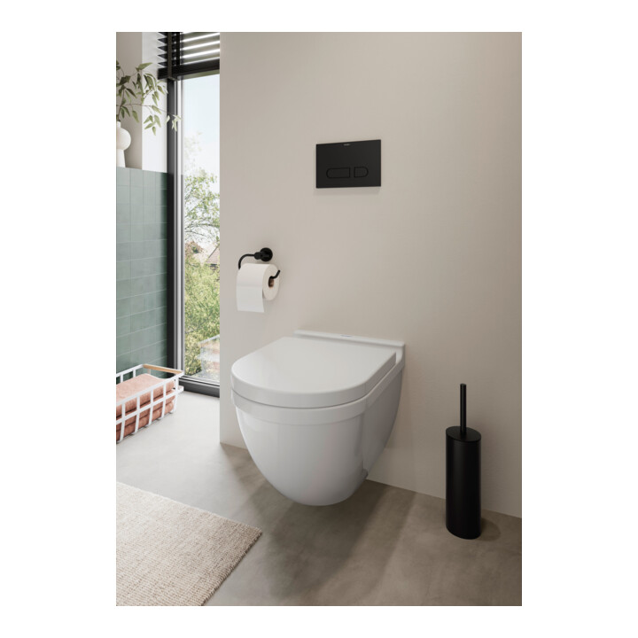 Duravit Starck 3 Compact WC suspendu, cuvette profonde 37x48,5 cm, 4,5 l, sans bride, avec fixation, blanc