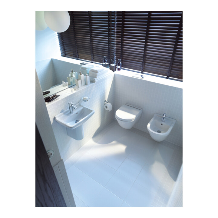 Duravit Starck 3 lavabo 50x36 cm, blanc, m HL, ÜL, plan robinetterie