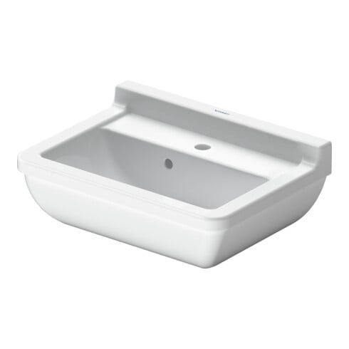 Duravit Starck 3 lavabo 50x36 cm, blanc, m HL, ÜL, plan robinetterie