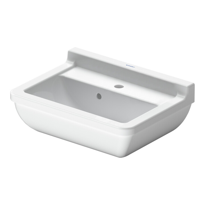 Duravit Starck 3 lavabo 50x36 cm, blanc, m HL, ÜL, plan robinetterie
