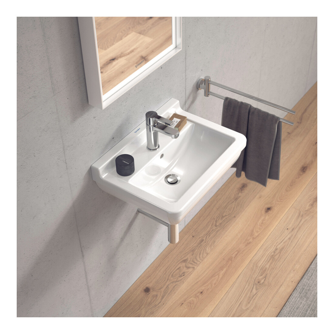 Duravit Starck 3 lavabo 50x36 cm, blanc, m HL, ÜL, plan robinetterie