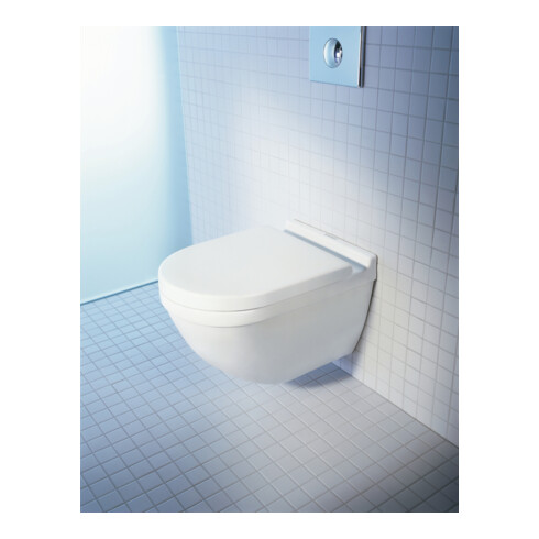 Duravit Starck 3 WC suspendu, cuvette profonde 36,5x54 cm, 4,5 l, sans bride, blanc Hyg Glaze