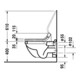 Duravit Starck 3 WC suspendu, cuvette profonde 36,5x62 cm, 6 l, blanc