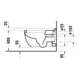 Duravit Starck 3 WC suspendu, cuvette profonde 37x62 cm, 4,5 l, fermé, blanc-2