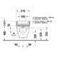 Duravit Starck 3 WC suspendu, cuvette profonde 37x62 cm, 4,5 l, fermé, blanc