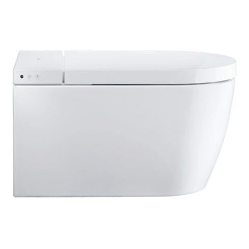 Duravit Starck Lite WC suspendu, cuvette à chasse profonde 37,8x57,5 cm, avec SensoWash, sans bride, blanc, sans bride