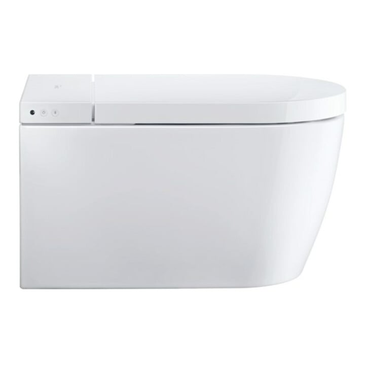 Duravit Starck Lite WC suspendu, cuvette à chasse profonde 37,8x57,5 cm, avec SensoWash, sans bride, blanc, sans bride