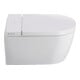 Duravit Starck Lite WC suspendu, cuvette à chasse profonde 37,8x57,5 cm, avec SensoWash, sans bride, blanc, sans bride