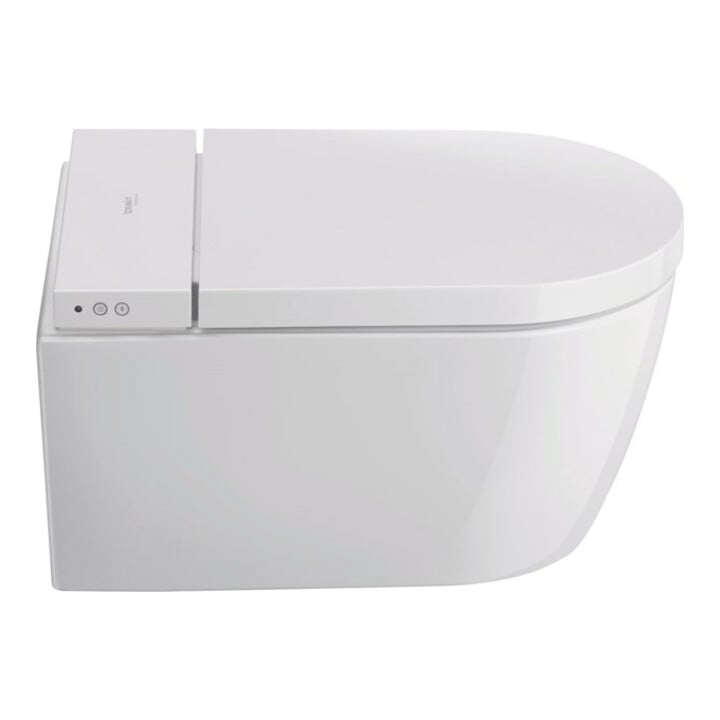 Duravit Starck Lite WC suspendu, cuvette à chasse profonde 37,8x57,5 cm, avec SensoWash, sans bride, blanc, sans bride