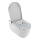 Duravit Starck Lite WC suspendu, cuvette à chasse profonde 37,8x57,5 cm, avec SensoWash, sans bride, blanc, sans bride-5