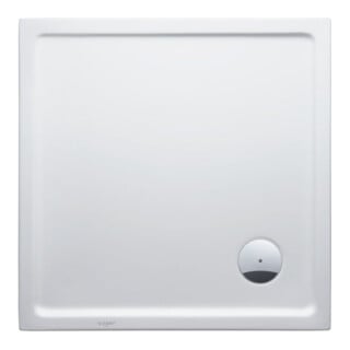 Duravit Starck Slimline Bac à douche 80x80x4,5 cm, blanc