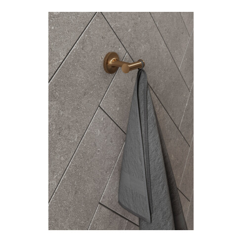 Duravit Starck T Crochet à Serviette Double 6x7,6 cm Bronze Brossé