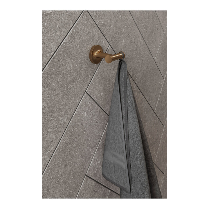 Duravit Starck T Crochet à Serviette Double 6x7,6 cm Bronze Brossé