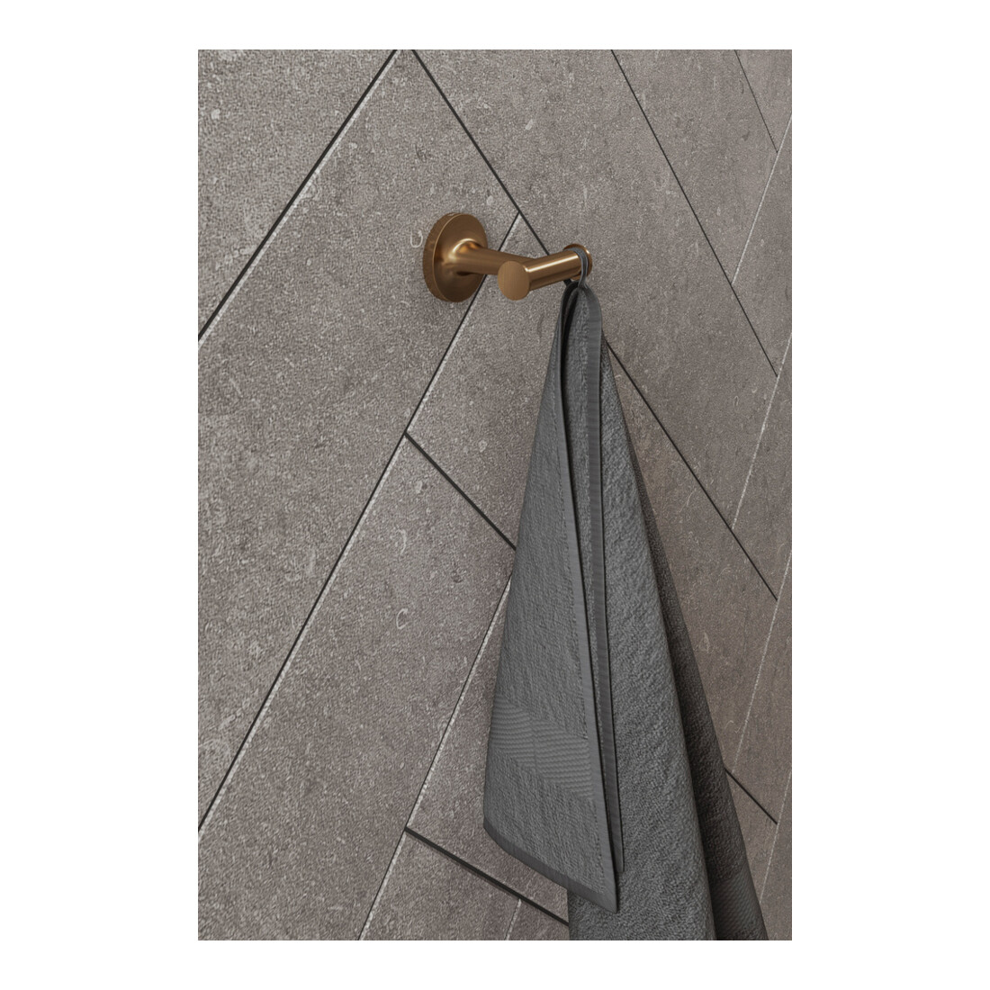 Duravit Starck T Crochet à Serviette Double 6x7,6 cm Bronze Brossé