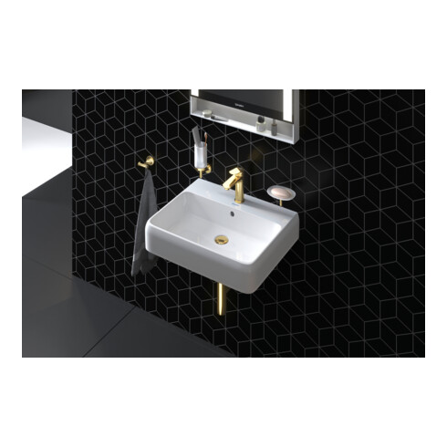 Duravit Starck T Crochet double pour serviette 6x7,6 cm, or poli