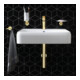 Duravit Starck T Crochet double pour serviette 6x7,6 cm, or poli-4