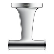 Duravit Starck T Patère double 6x7,6 cm, chrome