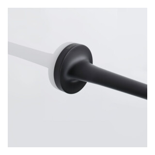Duravit Starck T Patère double 6x7,6 cm, noir mat