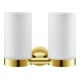 Duravit Starck T Support en verre double, mural, verre blanc mat, or poli-1
