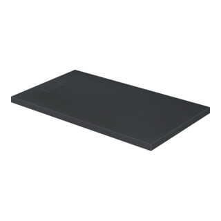 Duravit Stonetto Bac à douche rectangulaire 140x80x5 cm, anthracite
