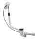 Duravit Supplément pour garniture Abl/ÜL, avec trop-plein de baignoire, chrome-1