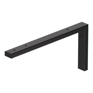 Duravit Support console angle 4x42,5 cm, poudré, noir diamant
